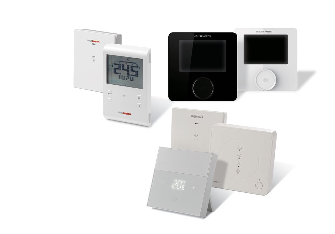 Haustherm ve Siemens dijital, kablosuz ve smart oda termostatları